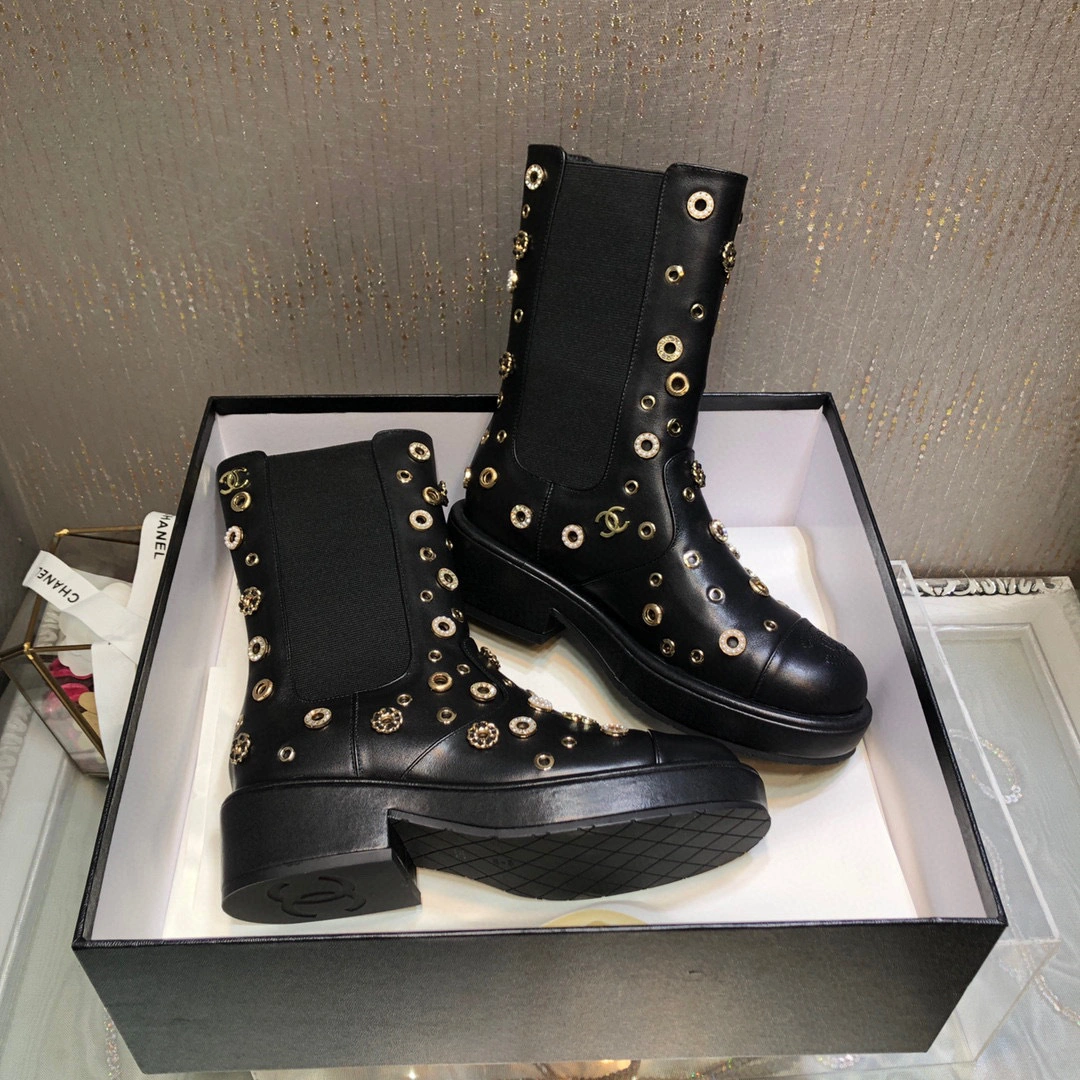 coco- heel height ：4.5cm， Forefoot 2cm，Barrel height ：20cm。 Calfskin Sheepskin item:B-X198J2011
